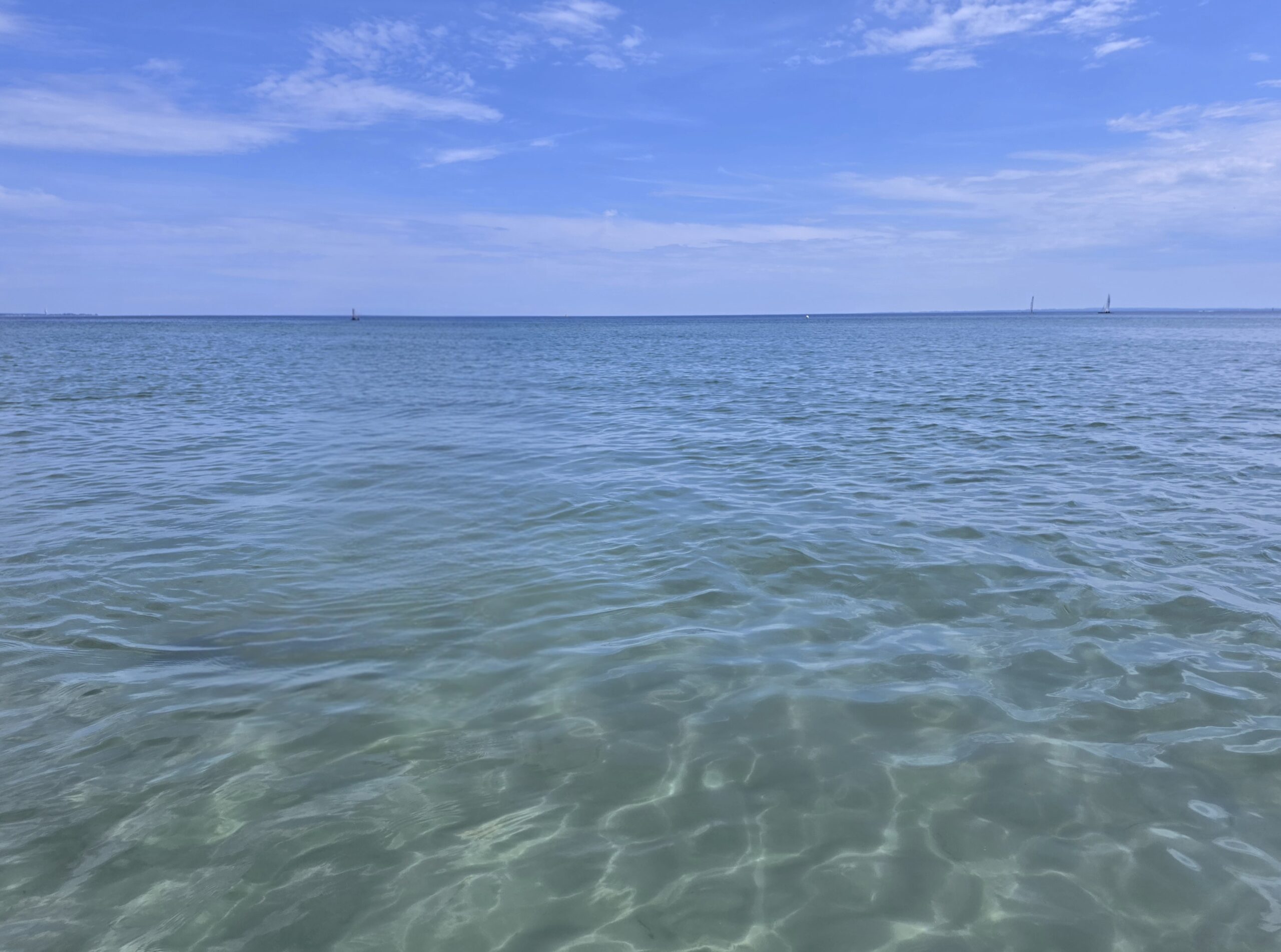 Die Ostsee bei Scharbeutz