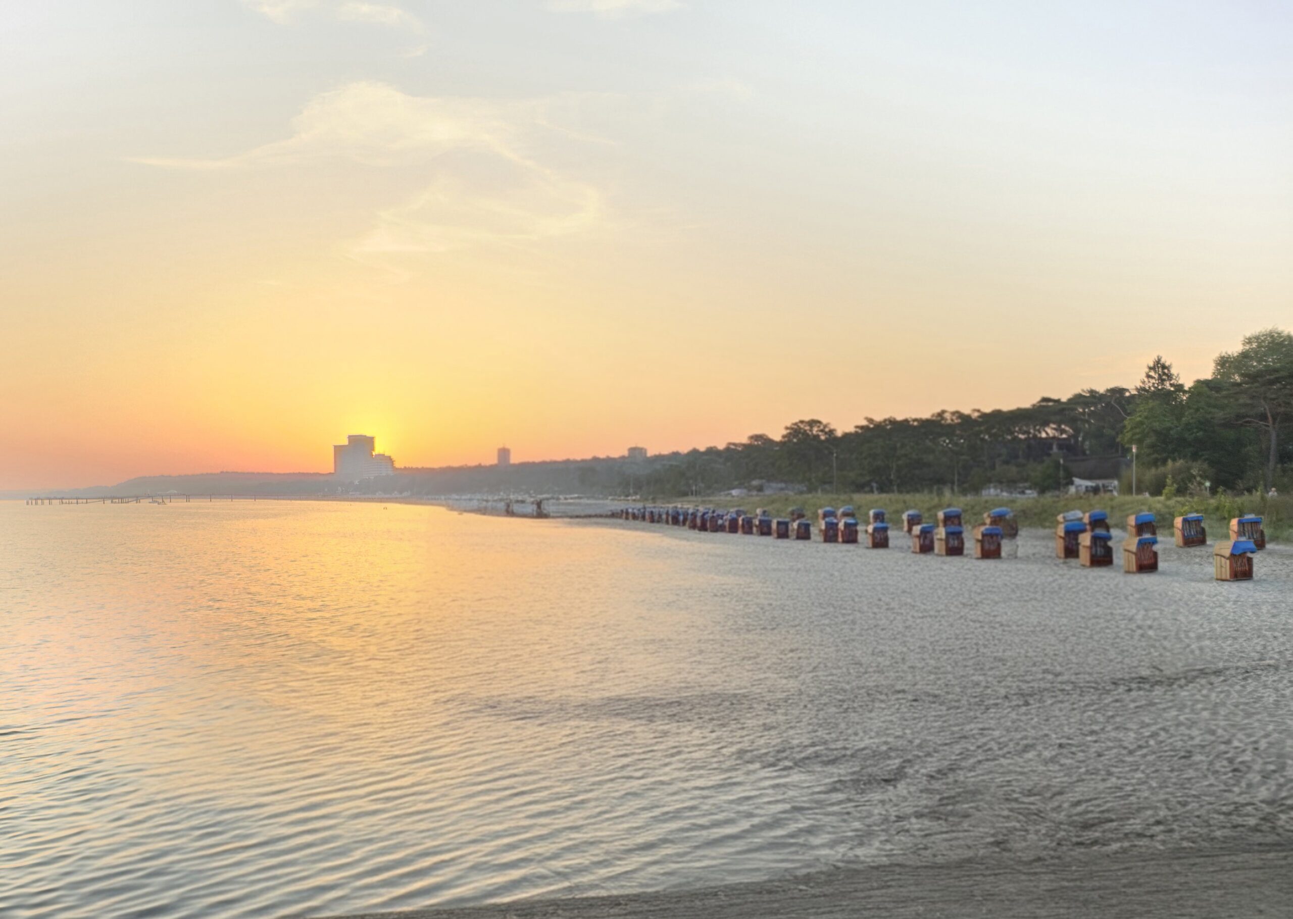 Sonnenuntergang am Strand